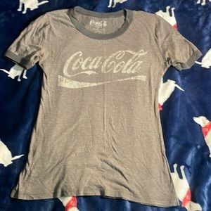 Coca-Cola grey distressed t-shirt women’s
